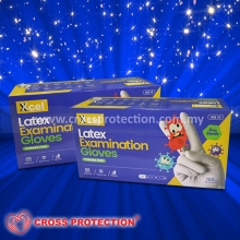XCEL Latex Gloves - TACKY GRIP EXTRA DURABLE (Powder Free)