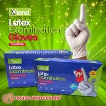 XTEND Latex Gloves - STANDARD (Powdered)